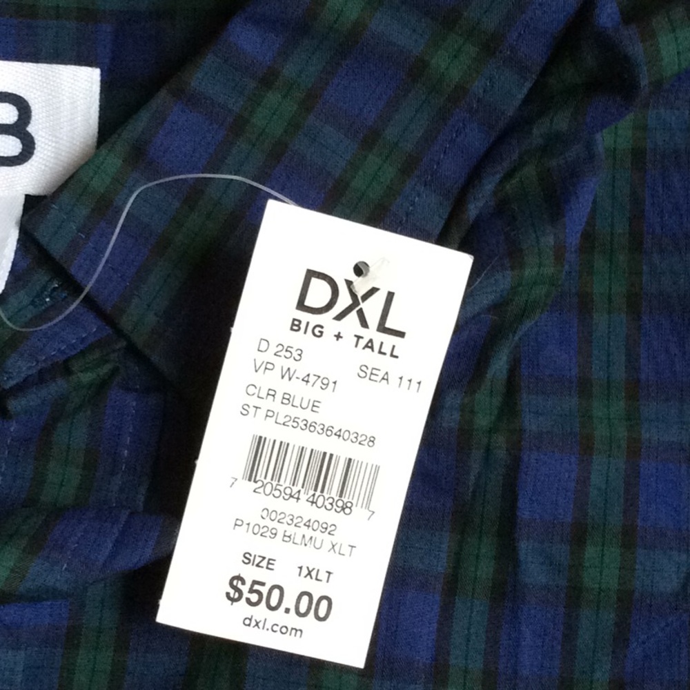 New with tags big and tall casual shirt